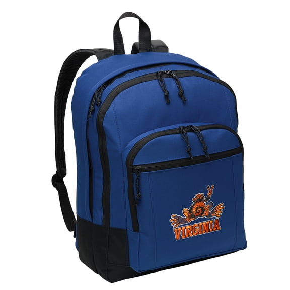 University of Virginia Peace Frogs Backpack BEST MEDIUM UVA Peace Frog Backpack School Bags