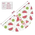 thumbnail image 3 of Yiaed Watermelon And Kiwi Print Christmas Tree Skirt , Tree SkirtsTree Mat for Christmas Winter Holiday Indoor Decorations-48", 3 of 7