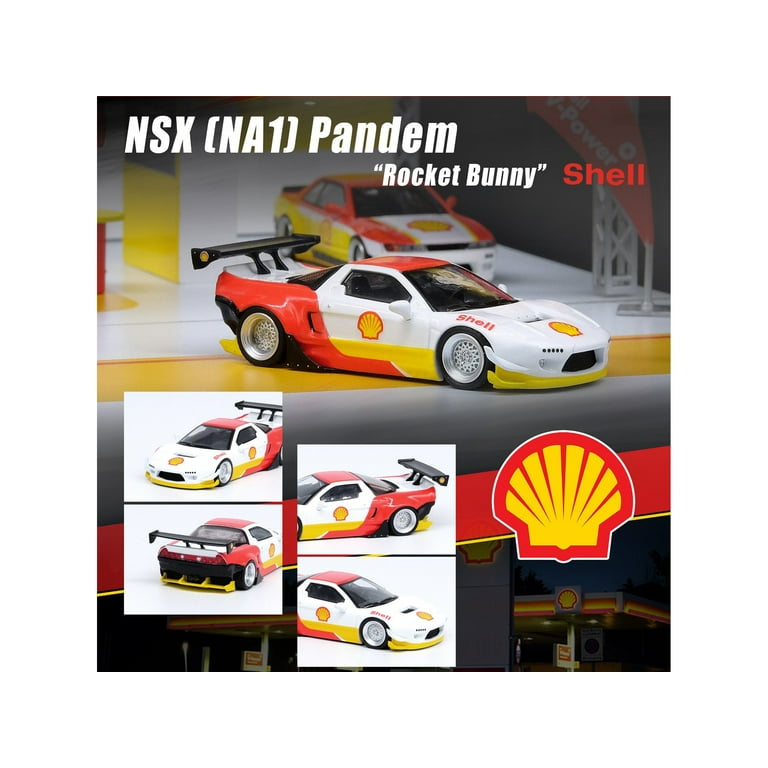 NSX (NA1) Pandem Rocket Bunny Red and White with Yellow