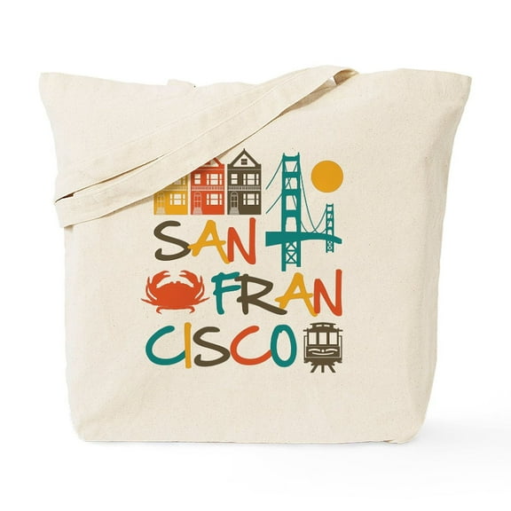CafePress - San Francisco Tote Bag - Unisex Canvas Tote Bag, Beige, 1-Piece