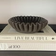 thumbnail image 4 of Rkxzt Concrete Black Decorative Bowl for Home Decor - Black Fruit Bowl for Kitchen Counter - Black Bowl Decor - Modern Fruit Bowl Black - Centerpiece Bowl, 4 of 6