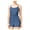 Blue - bijblu, variant on Ultra Flirt Womens Crochet-Trim Romper Jumpsuit, Blue, Juniors, Large