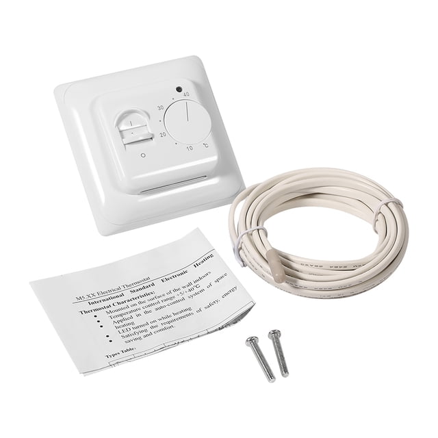 Termostato —— Calefacción del piso de la habitación Termostato mecánico manual Interruptor de control de temperatura del aire acondicionado 230 V
