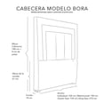 thumbnail image 5 of Cabecera Queen Size Dicasa  Bora, 5 of 5
