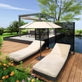 thumbnail image 1 of Metal Privacy Screen – 71"x46" Outdoor Freestanding – Decorative Fence Panel – Rustproof & Weather Resistant – Breathable Room Divider with Stand – Patio, Deck, Balcony, Lawn & Garden, 1 of 7