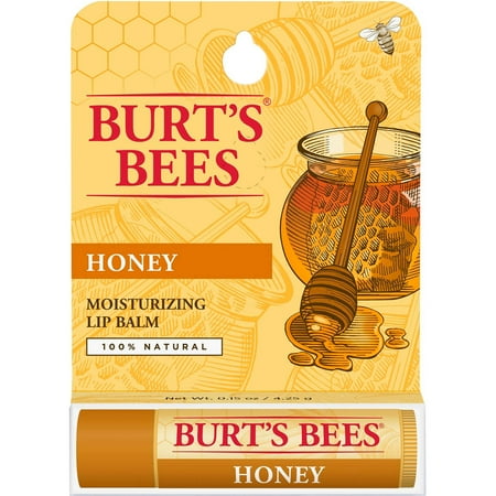 Burt's Bees Moisturizing Lip Balm, Honey, 0.15 Oz.