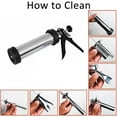 thumbnail image 5 of GoXteam Beef Jerky Gun Kit, Stainless Steel Meat Gun for Homemade Beef Jerky and Sausages, Perfect Beef Jerky Maker and Jerky Kit, 5 of 7