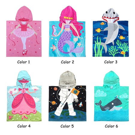 60cm Bebe Enfants Coton Capuche Pull Serviette De Bain Plage Serviette De Bain Poncho Walmart Canada