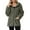 Army Green, variant on Jacket Women Women's Casual Solid Color Hooded Sweater Coat Long Sleeve Double Outerwear for Daily Outdoor Womens Winter Coats Army Green L