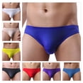 thumbnail image 3 of Calzoncillos de seda de hielo para hombre bragas sexys transparentes bragas triangulares sexys ANGGREK  Otros, 3 of 6