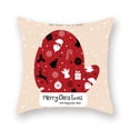 thumbnail image 1 of Billuyoard Funda de almohada de 2 piezas con estampado de elementos navideños, decoración de funda de almohada de poliéster lavable para sofá, funda de Kits de decoración para fiestas B-06715 Billuyoard HA007819-15, 1 of 1