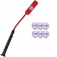 thumbnail image 2 of Insider Bat Size 6 (Ages 12 and Under) & 6 Anywhere Balls Complete Baseball Softball Batting Practice Kit, 2 of 4