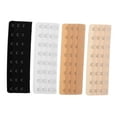 thumbnail image 6 of LEORX Bra Strap Extender 4Pcs for Shapewear Enhancement with Metal and 3-Row 8-Hook Design in Black, 6 of 8