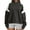 Black + White, variant on IDOPIP Womens Oversized Hoodies Fleece Sweatshirts Colour Block Panelling Long Sleeve Sweaters Pullover Tops