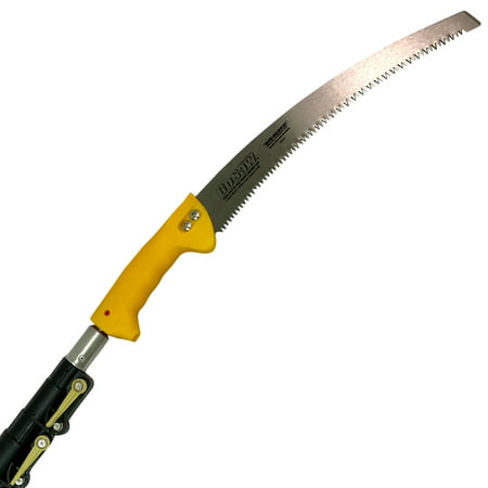 DocaPole 5-12 Foot Pole Pruning Saw // DocaPole Extension Pole + GoSaw Attachment // Use on Pole or By Hand // Long Extension Pole Saw // Telescopic Tree Pruner Pole // Extendable Limb Saw and