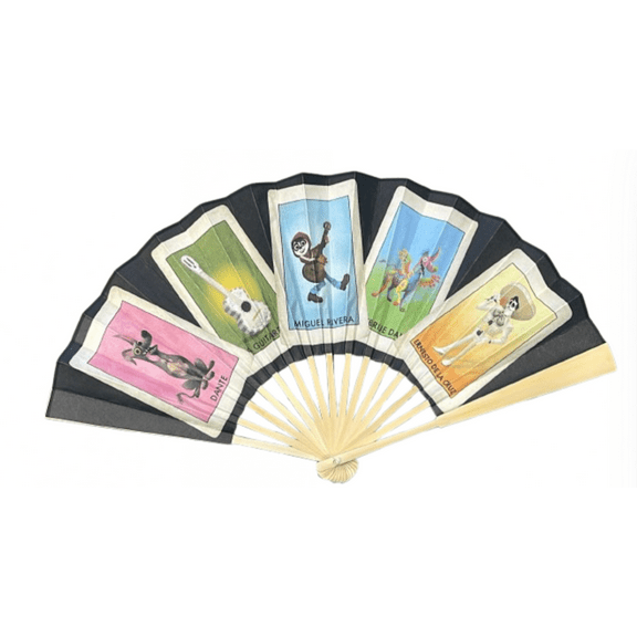 Disney Parks Coco Miguel Dante Ernesto Folding Hand Fan New With Tag