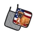 thumbnail image 2 of Caroline's Treasures German Boxer Patriotic Pair of Pot Holders, 2 of 3
