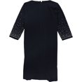 thumbnail image 2 of Alex Evenings Womens Embellished Layered Dress navy 4P, 2 of 2