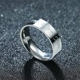 thumbnail image 5 of QQTDFG Stainless Steel Band Fashion Wedding Ring Men's Unisex B465-7, 5 of 7