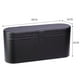 thumbnail image 4 of Caja de almacenamiento portátil de PU para secador de pelo, compatible con bolsas organizadoras con tapa magnética. Negro, 4 of 9
