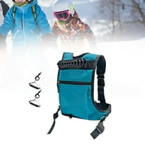 BAOSITY Ski and Snowboard Harness for Kids Premium Ski Training Harness Backpack with Handle Skiing Trainer for Skateboarding Skating Blue