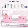 thumbnail image 2 of Portable Crossbody Cup Storage Bag with Purse Outdoor Water Bottle Bag with Adjustable Strap, 2 of 7