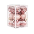 thumbnail image 2 of CuiLiyq 12Pcs Christmas Balls Ornaments, 1.6 Inch Hanging Balls, Shatterproof Plastic Decorative Hanging Ornaments, Baubles for Xmas Tree Party Wreath Decoration (Pink), 2 of 7