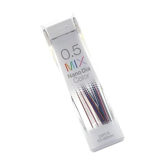 20Pcs/Box 0.5MM Thick Colored Pencil Refills for 0.5MM Automatic Mechanical Pencil, Woodworking Pencil Art Drawing