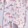 thumbnail image 3 of CAICJ98 Baby Sleepers Footie Pajamas Newborn 0 3 6 9 12 Months with 2-Way Zipper PJs Infant Boy Clothes (Light Gray,0-3 Months), 3 of 3
