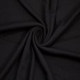 thumbnail image 4 of "57" Wide Rayon Siro Spandex 2x1 Rib Knit Fabric by the Yard - 145 GSM, Lightweight, 4-Way Stretch, Soft & Breathable - Apparel, Headbands, Accessories & DIY- Black, 4 of 4
