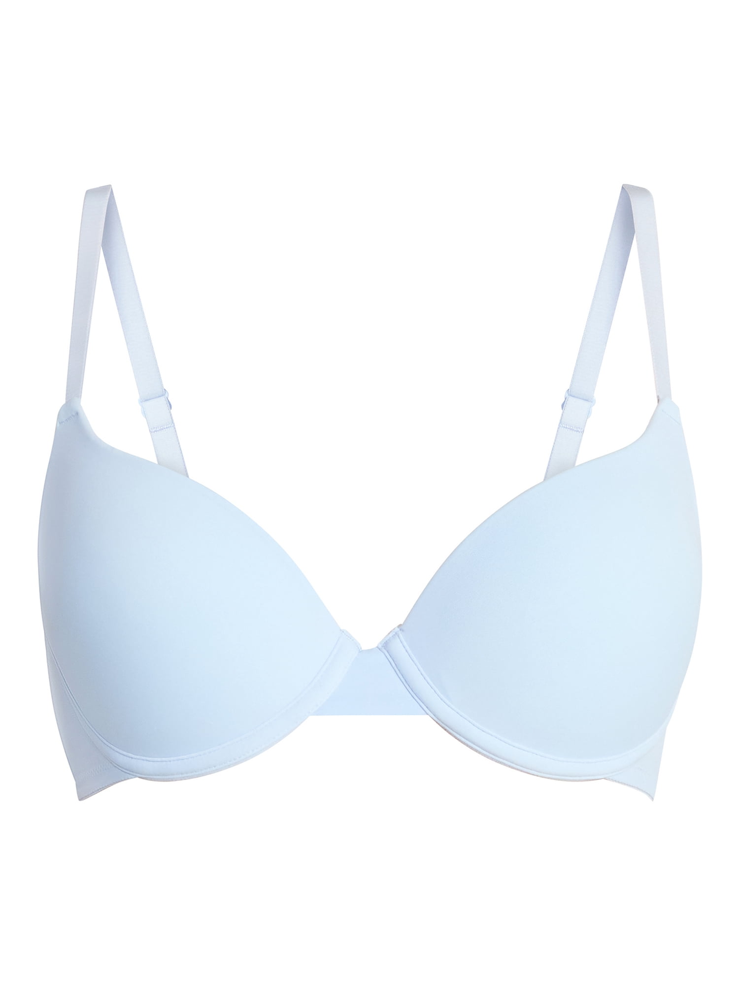 No Boundaries Women’s Smooth Micro Push Up Bra, Sizes 34AA-42DD