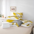 thumbnail image 4 of YST Ensemble de Literie Vintage Abstrait Dégradé 7 Pcs Ensemble de Couette Moderne, Simple, 4 of 4