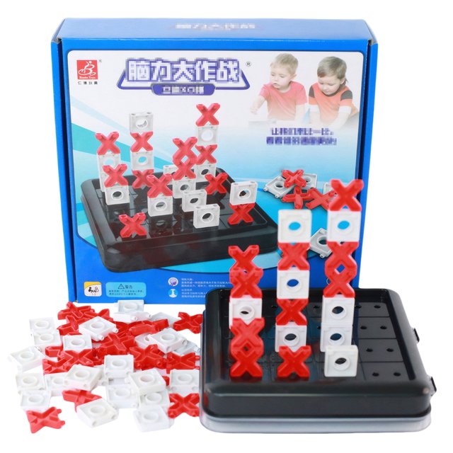 Juegos Familiares Viajes XO Mesa 3D Juego Tic Tac Toe Clásico