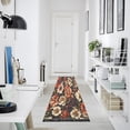thumbnail image 3 of WOBOGO Colorful Vintage Floral Patterns Bedside long rug delicate and soft modern indoor area decor non slip carpet for bed room corridor entrance balcony, 3 of 8