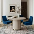thumbnail image 6 of TOV Furniture Beatrix Navy Velvet Side Chair with Gold Legs, 6 of 6