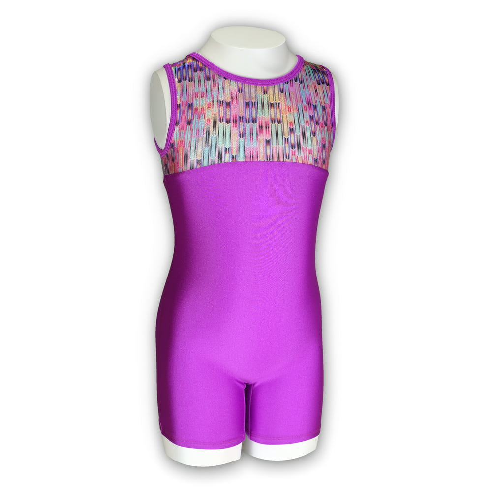 Leap Gear - Gymnastics Biketard for Girls - Orchid Pastel - Leap Gear ...