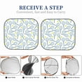 thumbnail image 6 of Daiia Tennis Rackets And Balls 2PCS Car Windshield Sun Shade, Foldable Sun Shield for Car Front Window, Auto Sun Blocker Visor Protector Universal for Truck SUV Pickup-Small, 6 of 7