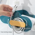 thumbnail image 4 of Wall-mounted Hair Dryer Rack, Hair Dryer Holder Rack Hair Dryer Holders, Optimal Bathroom Shelf For Curling Iron, Straightener And Hair Dryer, 4 of 5
