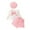 Pink, variant on Zwiiyzr 6M-4T Toddler Girl Fall Winter Kint Cotton Outfits Ruffles Long Sleeve Tops with Bow Tie Skirt with Hat Set Baby Clothes Kids Casual Set Hot Pink