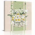 thumbnail image 2 of Spring Floral Daisy Wall Art Painting on Canvas, Leaves Linen Printed Canvas Art Home Prints Wall Art Framed Modern Artwork for Living Room Bedroom Wall Decor 20x20in, 2 of 9