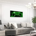 thumbnail image 3 of Manfei Gamer Gamepad Paintings Wall Decor Framed, Geometry Grid Checkered Wall Hanging Decor Living Room, Video Game Theme Wall Decorations for Bedroom, Luxurious Living Room Decoration, 3 of 6