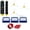 1+3+3, variant on Replacement Parts Kit for irobot Roomba 600 Series 694 676 675 692 695 677 671 655 645 690 680 660 650 620 614 & 500 Series 595 585 564 robot, 1 Bristle & 1 Beater Brush, 3 Filter, 3 Side Brush