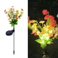 thumbnail image 3 of Solar Garden Stake Lights, 2 Pack LED Daisy Flower Decorative Lights Outdoor Waterproof Solar Powered Landscape Lights for Yard, Patio, Walkway, Pathway, 3 of 6