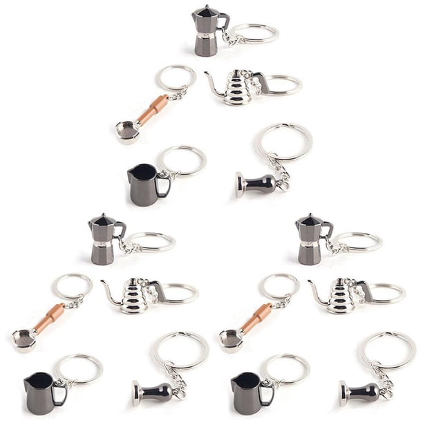 15 Piezas Barista Café Sabotaje Espresso Portafiltro Moka Jarra Portátil Accesorios