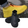 thumbnail image 4 of Sonducket Cubrezapatos impermeables y reutilizables, cubierta elástica Universal fácil de poner, 2 piezas Accesorios de calzado, 4 of 6