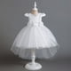 thumbnail image 5 of Vestido de novia de color sólido con flores tridimensionales para niñas europeas y americanas, vestido de princesa, vestido de actuación de anfitriona esponjoso para niñas de flores, 5 of 6