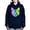 Navy, variant on CafePress - Funny Rainbow Cat - Pullover Hoodie, Classic & Comfortable Hooded Sweatshirt