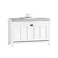 thumbnail image 3 of SoBuy Hallway Shoe Bench Shoe Rack Shoe Cabinet With Flip-Drawer And Seat Cushion FSR161-W, 3 of 8