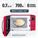 thumbnail image 2 of Microondas Nostalgia 20 L 700 W con pantalla LED roja, 2 of 7
