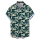 thumbnail image 5 of Ceisia Men's Loose Fit Casual Short Sleeve Button Down Shirt with Tropical Print for Beach Vacation and Daily Wear Army Green M Gifts, 5 of 7